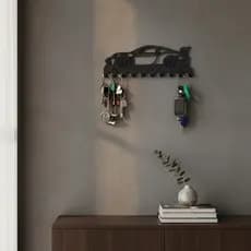 Porta Chaves Carro Esportivo Corrida Parede Decorativo