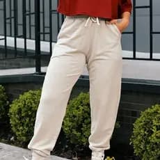 Calça de Moletom Estonada Feminina Janaina Qualidade Premium Confortável