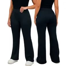 Calça Wide Leg Feminina Preta