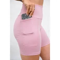 Bermuda Shorts Fitness Poliamida com bolso