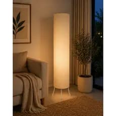Luminária De Chão Alta Moderna Luz Aconchegante Sala Quarto