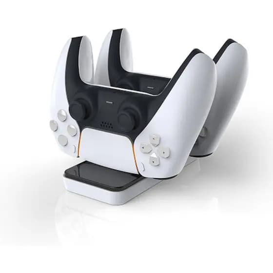 Base Dock Carregador Duplo Controle Playstation 5 Suporte Carregamento Rápido Charging Station Ps5