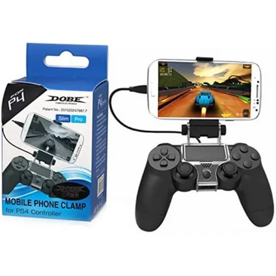 Suporte Celular para Controle Dualshock Ps4 Ajustável Gira Até 270º