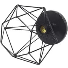 lustre Diamante plafon preto moderno