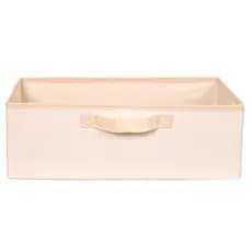 KIT 2 Caixas Organizadora Grande Armário Closet Alça 42x15x28