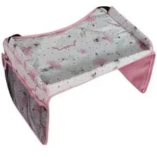 Mesinha De Atividade Portatil Casa Carro Apoio Para Cadeirinha  Brincar Feminino Rosa