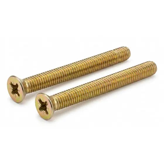 Parafuso Chato Philips M8 X 80mm (Específico para  Instalação de Puxadores em portas de Madeira)