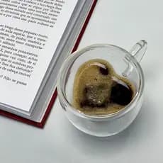 Xícaras De Café 2 Peças Resistente Ao Calor Coração 80ml