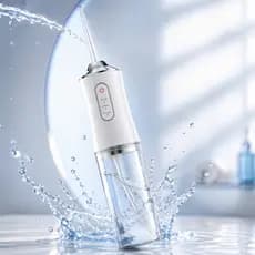 Irrigador Oral Elétrico Portátil Recarregável USB  Limpeza Bucal com Jato