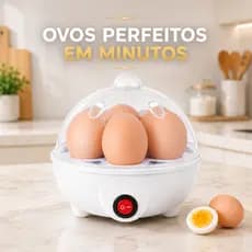 Cozedor de Ovos Elétrico Automático para Até 7 Ovos 110V - Ponto Exato com Cozimento Perfeito