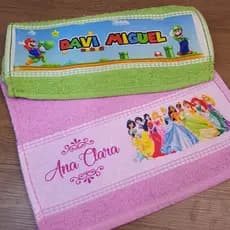 Toalha Lavabinho - Personalizada 23x38cm