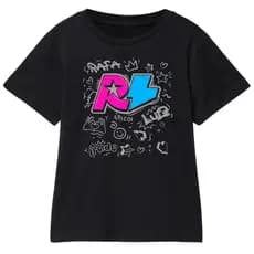 Camiseta Rafa e Luiz Youtubers Desenho Divertido Blusa Manga Curta Algodão Menino Menina