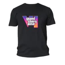 CAMISA-CAMISETA GTA 6 JOGO GAME LANCAMENTO 100% ALGODAO
