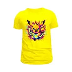 camisa-estampa-pikachu-100%-algodão