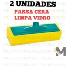 kit Rodo passa cera , limpa vidro lava piso espuma macia