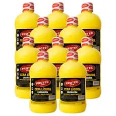 Cera Liquida de Carnaúba Protec Plus 10 Unidades - 500ml