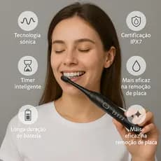 Escova Elétrica Sônica Inteligente 5 modos YY-139