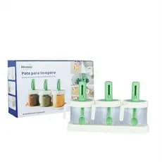 Kit Porta Temperos com Colheres - 3 Potes com Tampa Dosadora e Suporte