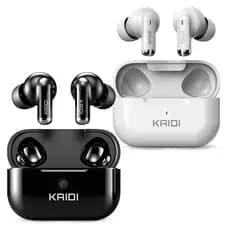Fone Sem Fio Bluetooth Fone de Ouvido Fone Kaidi Fone TWS Pequeno Bateria Longa Duração Anti Ruído