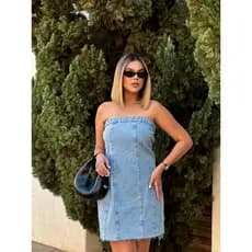 coolestfeminina vestido jeans feminino vestido 8158