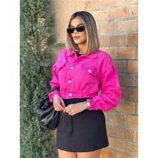 jaqueta jeans feminina moda inverno 2023