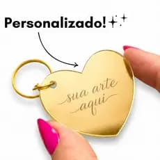 20-100un Chaveiro Personalizado Logo Frase para Brinde Acrílico Espelhado Lembrancinha Mimo Cliente