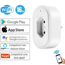 Tomada Inteligente 16A Wifi Smart Alexa Google Home Automação Residencial