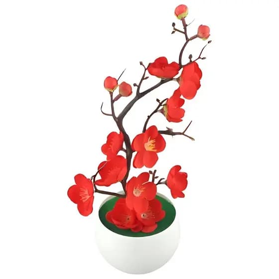 Bonsai Artificial Pequeno para Decoração de Escritório e Casa