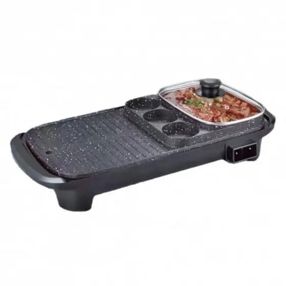 Grill Churrasqueira Elétrica Ecopower EP3621 | 2000W | Antiaderente | 220V