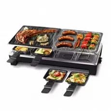 Grill Elétrico 1500W | Antiaderente | Ajuste de Temperatura | Tampa de Vidro | 220V