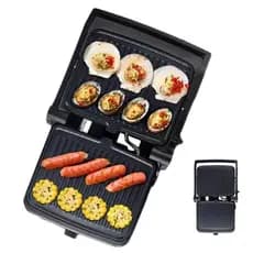 Grill Elétrico 180° 1400W Antiaderente Cerâmico Sanduicheira Grelha 110V