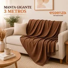 Manta Para Sofá King Gigante 3,00 x 1,80 100% Algodão Protetor Decoração
