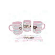 Caneca Porcelana Colorida Personalizada Profissões e Nome (vários profissões)