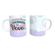 Canecas de Porcelana Personalizada Dia dos Avós