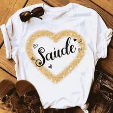 Camiseta Baby Look Personalizada Ano Novo Festa 2023 (vários temas)