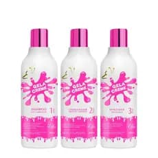 Kit Gelacreme Ultra definição Extraordinária de cachos e crespos Finalizador poderoso Lançamento