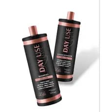 Kit Manutenção dos Cachos Shampoo + Condicionador Day Use 500 ml Proteção diária Nutrição