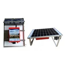 Eletrificador Solar Cerca Elétrica Rural 150km Painel PLaca Solar