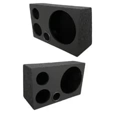 Caixa Trio Vazia Dutada Alto Falante 12 + Driver + Tweeter
