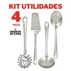 Utensílios De Cozinha Aço Inox Concha Pegador Massa Colher Mini Concha Espátula Descamador Peixe