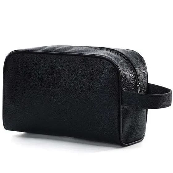 Necessaire Masculina Couro Organizador do dia a dia e de Mala Viagem