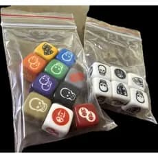 kit 10 Power dice + kit 6 dados de combate para Hero Quest