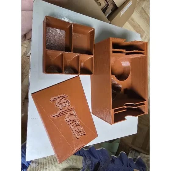 Organizador para KeyForge em PLA | Caixa para Deck | Impressão 3D)