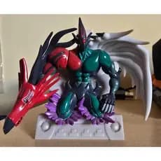 Figure E Hero Flame Wingman – Yu-Gi-Oh! GX – Mattel Toys – Boneco Colecionável