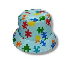 chapéu bucket autista infantil poucas peças