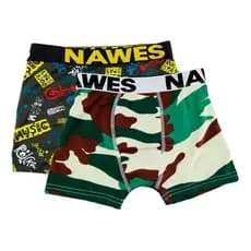 Kit 2 Cuecas Boxer Microfibra Infantil Nawes N26 Casapaula