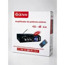 Placa Amplificadora Bluetooth 5.0 2*100W DC 8V-26V Áudio Estéreo com Display Remoto para Sistema de Alto-falantes DIY