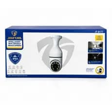 Câmera de Segurança WiFi Inteligente IP44 Rotação 360° Visão Noturna JT-8177