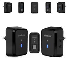 Kit Campainha Sem Fio Intelbras CIB 101S Com 2 Módulos Internos Bivolt e de Fácil Instalação