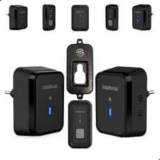 Campainha Sem Fio Intelbras CIB 101S 2 Salas Com Protetor Antivandalismo Uso Externo